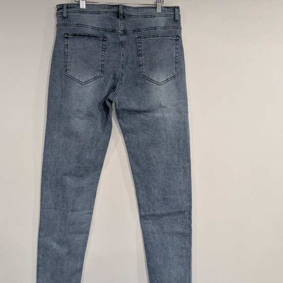 Manfinity Distressed Jeans Blue Size 34 - Picture 2 of 3
